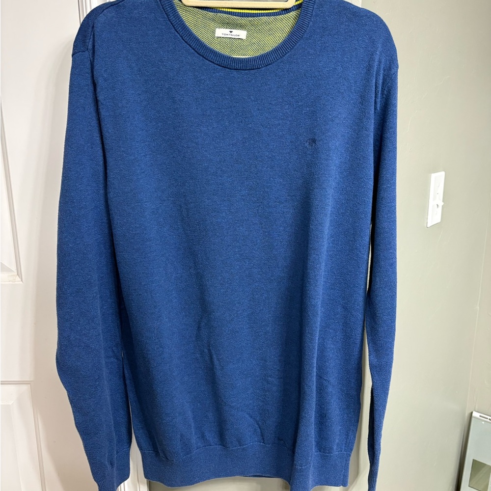 Men's Blue Crewneck Sweater